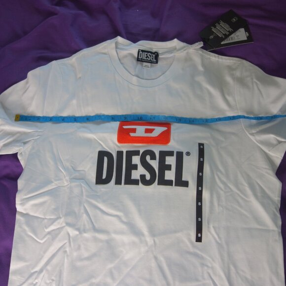 Diesel T-DIEGO New Logo White T-Shirt Size Small *New with Tags* - Picture 9 of 13